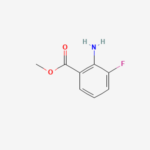 Chemical structure of Methyl 2-amino-3-fluorobenzoate