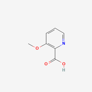 Chemical structure of 3-Methoxypyridine-2-carboxylic acid