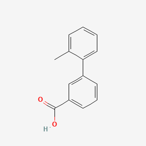 Chemical structure of 2'-Methylbiphenyl-3-carboxylic acid