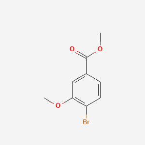 Chemical structure of Methyl 4-bromo-3-methoxybenzoate
