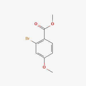 Chemical structure of Methyl 2-bromo-4-methoxybenzoate