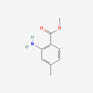 Chemical structure of Methyl 2-amino-4-methylbenzoate