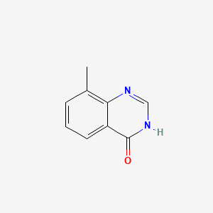 Chemical structure of 8-Methyl-4(3H)-Quinazolinone