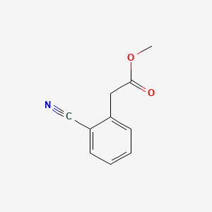 Chemical structure of Methyl (2-cyanophenyl)acetate