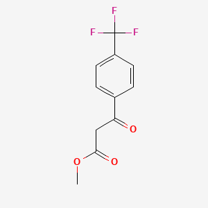 Chemical structure of Methyl 4-trifluoromethylbenzoylacetate