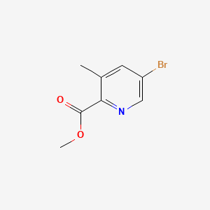 Chemical structure of Methyl 5-Bromo-3-methylpicolinate