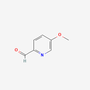 Chemical structure of 5-Methoxypicolinaldehyde