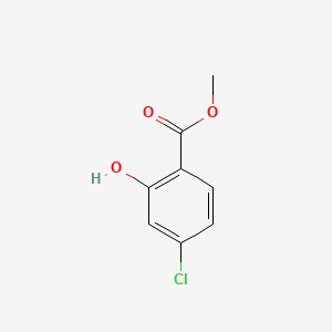 Chemical structure of Methyl 4-chloro-2-hydroxybenzoate