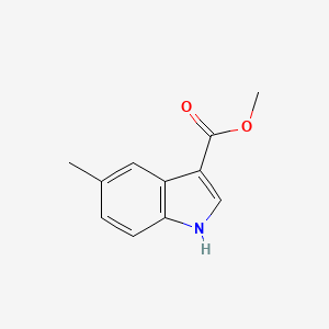 Chemical structure of Methyl 5-methyl-1H-indole-3-carboxylate