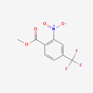 Chemical structure of Methyl 2-nitro-4-(trifluoromethyl)benzoate