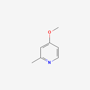 Chemical structure of 4-Methoxy-2-methylpyridine