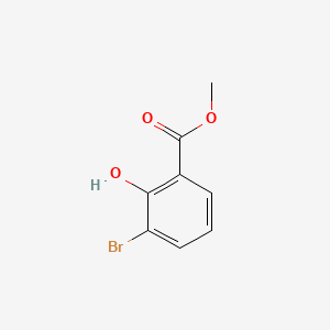 Chemical structure of Methyl 3-bromo-2-hydroxybenzoate