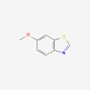 Chemical structure of 6-Methoxybenzothiazole