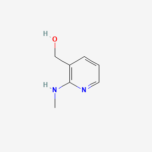 Chemical structure of 2-(Methylamino)pyridine-3-methanol