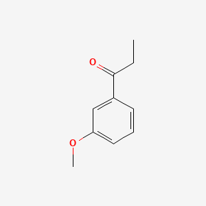 Chemical structure of 3'-Methoxypropiophenone