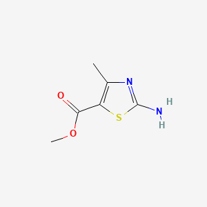 Chemical structure of Methyl 2-amino-4-methylthiazole-5-carboxylate