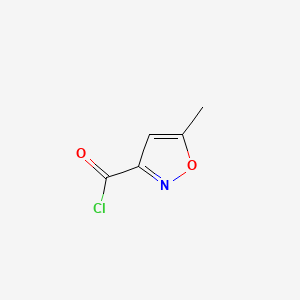 Chemical structure of 5-Methylisoxazole-3-carbonyl chloride
