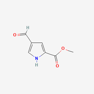 Chemical structure of Methyl 4-formyl-1H-pyrrole-2-carboxylate