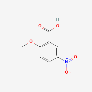 Chemical structure of 2-Methoxy-5-nitrobenzoic acid