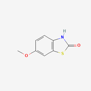 Chemical structure of 6-Methoxy-2(3h)-benzothiazolone