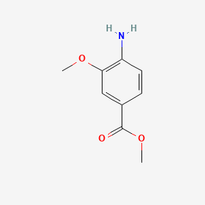 Chemical structure of Methyl 4-amino-3-methoxybenzoate