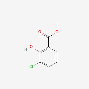 Chemical structure of Methyl 3-chloro-2-hydroxybenzoate