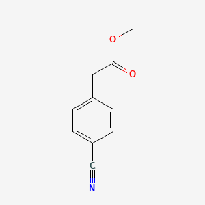 Chemical structure of 4-Cyanobenzeneacetic acid methyl ester