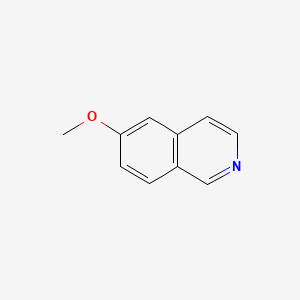 Chemical structure of 6-Methoxyisoquinoline