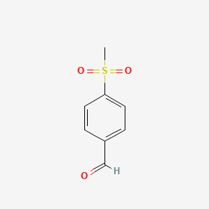 Chemical structure of 4-(Methylsulfonyl)benzaldehyde