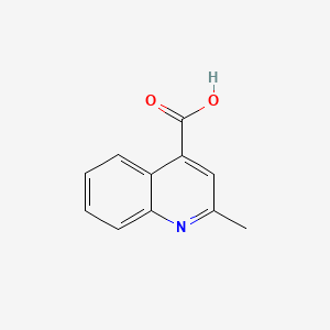 Chemical structure of 2-Methylquinoline-4-carboxylic acid