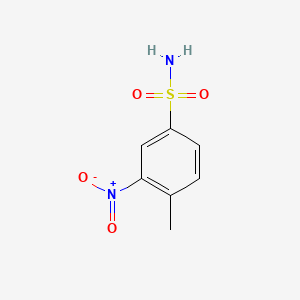 Chemical structure of 4-Methyl-3-nitrobenzenesulfonamide
