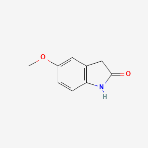 Chemical structure of 5-Methoxyoxindole