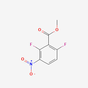 Chemical structure of Methyl 2,6-difluoro-3-nitrobenzoate
