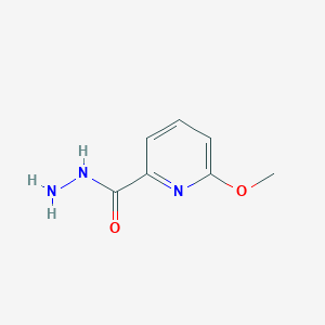 Chemical structure of 6-Methoxy-pyridine-2-carboxylic acid hydrazide