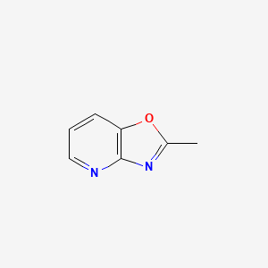 Chemical structure of 2-Methyloxazolo[4,5-b]pyridine