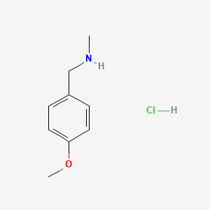 Chemical structure of 4-Methoxy-n-methylbenzylamine, HCl