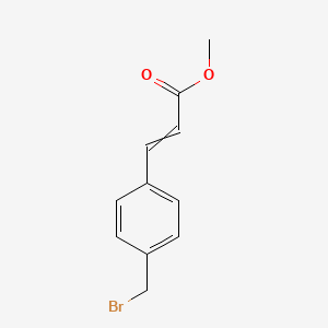 Chemical structure of Methyl 3-(4-bromomethyl)cinnamate