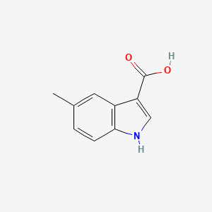 Chemical structure of 5-Methyl-1H-indole-3-carboxylic acid