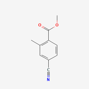 Chemical structure of Methyl 4-cyano-2-methylbenzoate