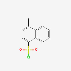 Chemical structure of 4-Methylnaphthalene-1-sulfonyl chloride