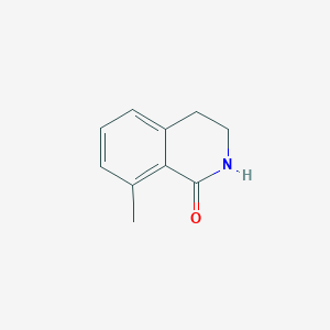 Chemical structure of 8-Methyl-3,4-dihydroisoquinolin-1(2H)-one
