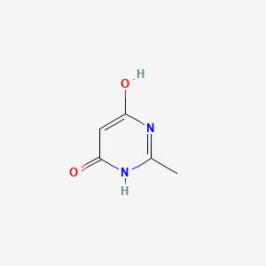 Chemical structure of 2-Methyl-4,6-dihydroxypyrimidine
