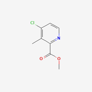 Chemical structure of Methyl 4-chloro-3-methylpicolinate