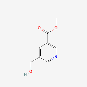 Chemical structure of Methyl 5-(hydroxymethyl)nicotinate