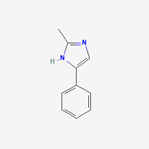 Chemical structure of 2-Methyl-4-phenyl-1H-imidazole