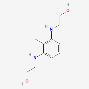 Chemical structure of 2,2'-((2-Methyl-1,3-phenylene)bis(azanediyl))diethanol