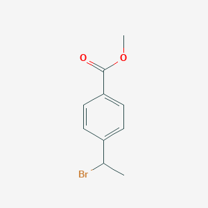 Chemical structure of Methyl 4-(1-bromoethyl)benzoate