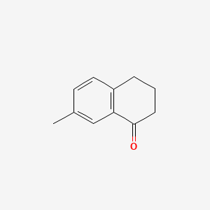 Chemical structure of 7-Methyl-3,4-dihydronaphthalen-1(2H)-one