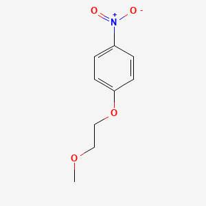 Chemical structure of 1-(2-Methoxyethoxy)-4-nitrobenzene