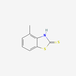 Chemical structure of 4-Methyl-2-mercaptobenzothiazole